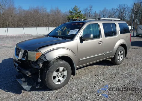 2005 Nissan Pathfinder Le from USA, damaged, VIN 5N1AR18W45C763147